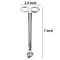 Yoodelife Candle Wick Trimmer, Polished Stainless Steel Wick Clipper Cutter - Reaches Deep Into Candles to Cut Spent Wicks, Allow Cleaner Burn and Prevent Soot Buildup